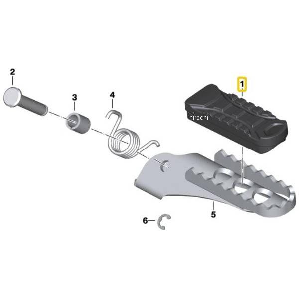 46718562030 BMW純正 フット レスト ゴム JP店