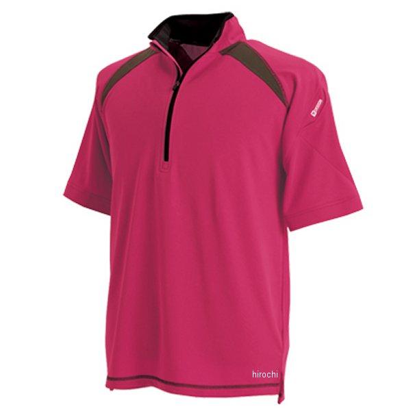 【メーカー在庫あり】 3015 TSデザイン ショートスリーブハーフジップ ワイン 6Lサイズ JP...