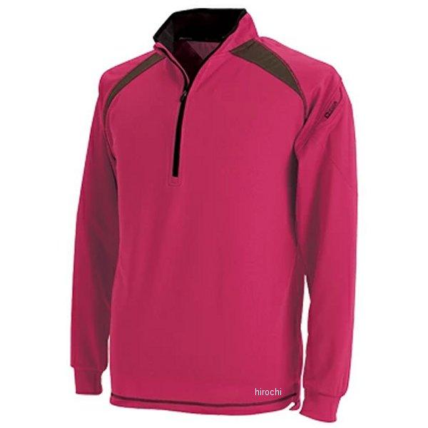 【メーカー在庫あり】 3025 TSデザイン ロングスリーブハーフジップ ワイン 3Lサイズ JP店