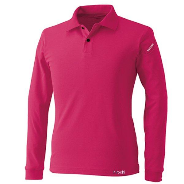 【メーカー在庫あり】 4075 TSデザイン ES ロングスリーブポロシャツ ワイン 3Lサイズ J...