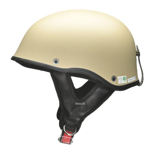 【メーカー在庫あり】 EW-77 リード工業 ハーフヘルメット マットアイボリー フリーサイズ JP...