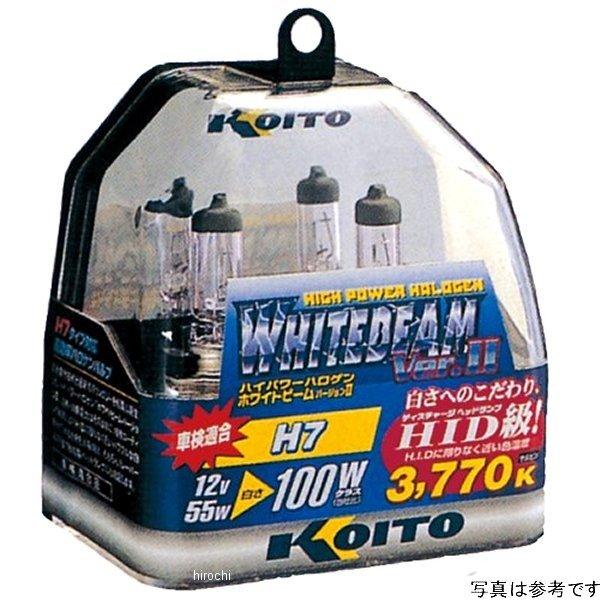 P0736W 小糸製作所 ハロゲンバルブ HB3 12V60W 3770K ハードケース 2個入り ...