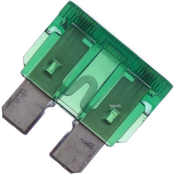 PF3080 小糸製作所 ブレードヒューズ 30A 3個入り 緑 JP店