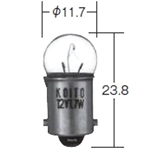 1256 小糸製作所 白熱バルブ G10 12V3.4W 10個入り JP店