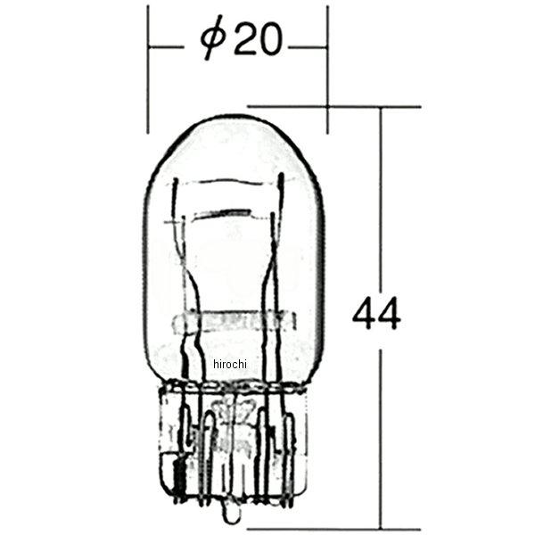 1891 小糸製作所 白熱バルブ T20 12V21/5W ウェッジ 10個入り JP店