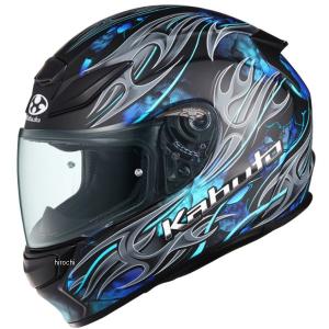 4966094601942 オージーケーカブト OGK KABUTO フルフェイスヘルメット SHUMA FLAME フラットブラックブルー Mサイズ JP店