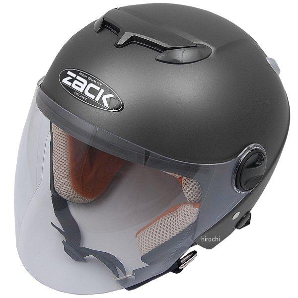 【メーカー在庫あり】 ZJ-2 TNK工業 ジェットヘルメット ZACK ハーフマットガンメタ フリ...