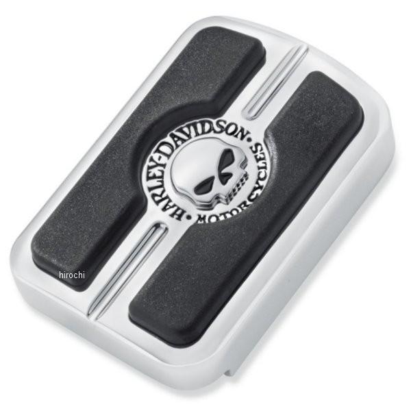 50600313 ハーレー純正 ブレーキペダルパッド スカル 小 18年以降 クローム HD店