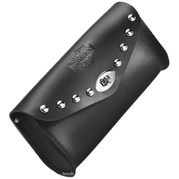 58298-87 ハーレー純正 ウインドシールドバッグ レザー バー＆シールドロゴ JP店