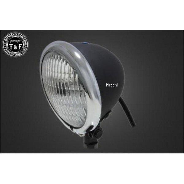 6080253 ガレージT＆F 4.5インチベーツライト メッキ/マットブラック/クリアーレンズ+ス...