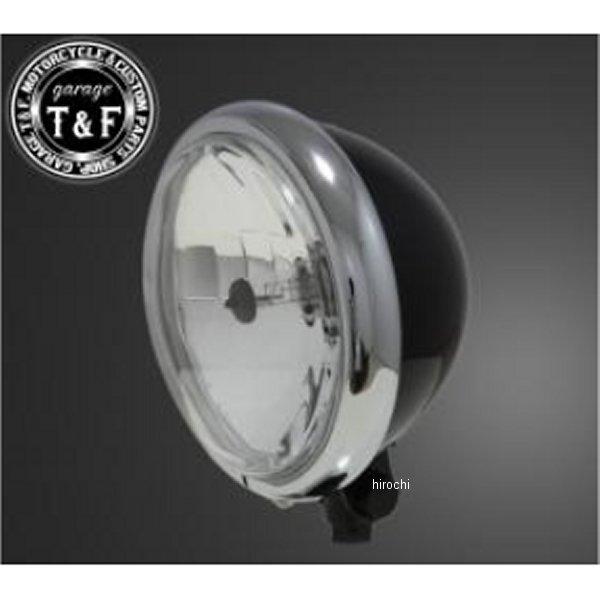 6080573 ガレージT＆F 5.75インチベーツライト メッキ/ブラック/クリアーレンズ+ステー...