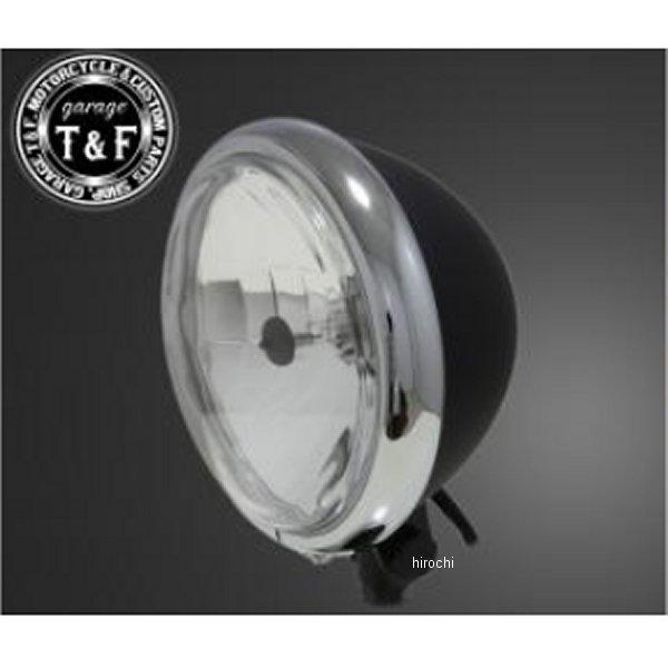 6080613 ガレージT＆F 5.75インチベーツライト メッキ/マットブラック/クリアーレンズ+...