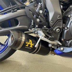 71930AKN-71758MI-R7 アロー ARROW フルシステム Thunder 22年 YZF-R7 アルミダーク/カーボンエンド JP店｜hirochi