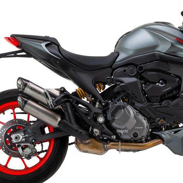 71939PR アロー ARROW スリップオンマフラー Round-Sil ダブル 21年-22年...