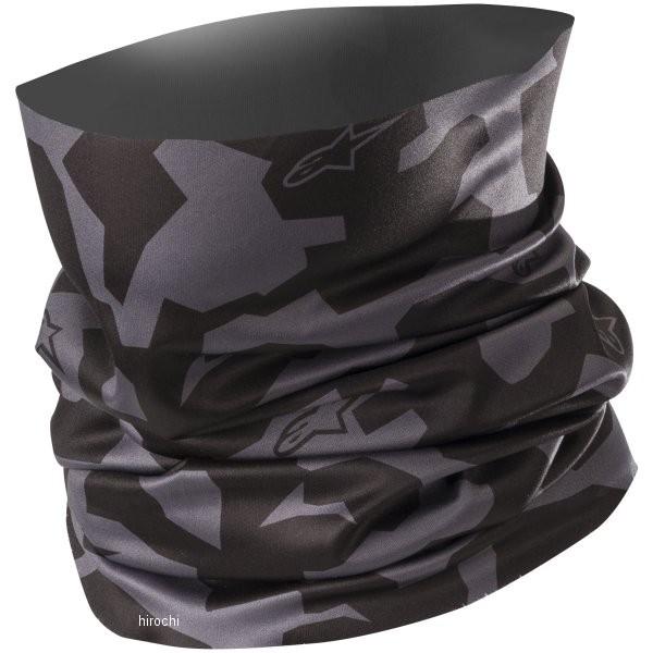 8033637210728 アルパインスターズ ネックウォーマー CAMO NECK TUBE 黒/...