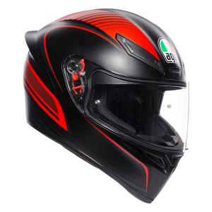 028192IY002-S 028192IY-002-S エージーブイ AGV フルフェイスヘルメット K1 WARMUP アジアフィット マットブラック/赤 Sサイズ JP店