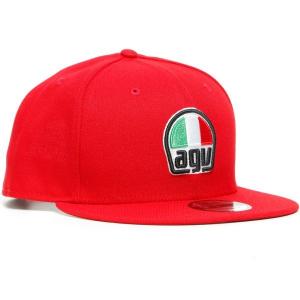 199008200201 エージーブイ AGV キャップ 9FIFTY SNAPBACK  赤 SP店