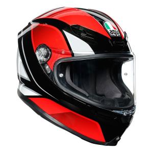 630192MF004-S エージーブイ AGV フルフェイスヘルメット K6 HYPHEN 黒/赤/白 Sサイズ JP店