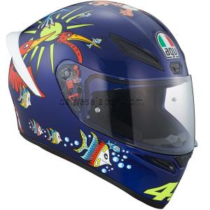 028190IY010-L エージーブイ AGV フルフェイスヘルメット K1 ホワイトズー シアン Lサイズ SP店