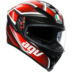 004192MF050-M エージーブイ AGV フルフェイスヘルメット K5 S MPLK TEMPEST 黒/赤 Mサイズ JP店