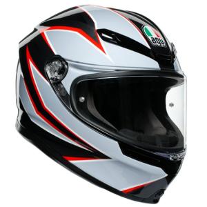 630192MF010-L エージーブイ AGV フルフェイスヘルメット K6 FLASH マットブラック/グレー/赤 Lサイズ JP店