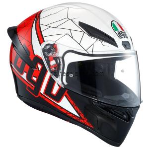 028192IY016-S エージーブイ AGV フルフェイスヘルメット K1 SHIFT 黒/白/赤 Sサイズ JP店