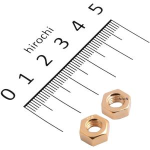 811670-06 ポッシュ POSH ステンレス六角ナット 汎用 M6 P1.00 24Kメッキ 2個入り JP店