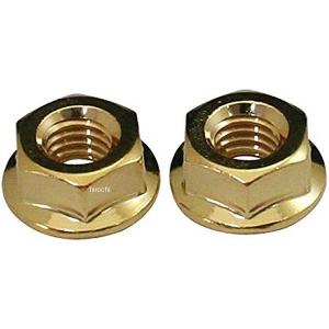 811675-06 ポッシュ POSH ステンレスフランジ付きナット 汎用 M6 P1.00 24Kメッキ 2個入り JP店