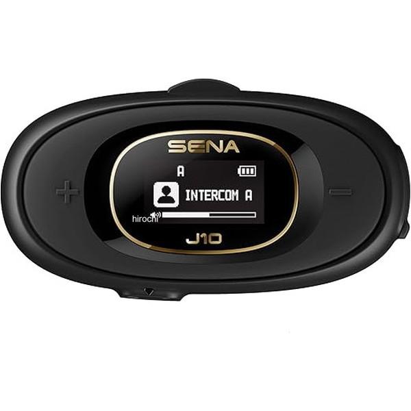 【即納】 J10-01 セナ SENA バイク用 Bluetooth インターコム ブラック JP店