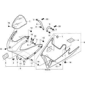 90655-NC8-000 ホンダレーシング HRC スタッド ファスナー JP店｜ヒロチー商事 1号店