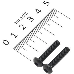 【メーカー在庫あり】 920525-B9 ポッシュ POSH ステンレスブラックボタンキャップボルト M5X25 黒 2個入り JP店