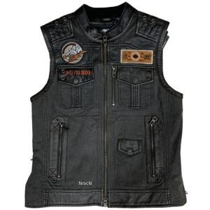 Harley Davidson ハーレーダビッドソン メンズ レザー ベスト Men