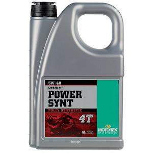 【メーカー在庫あり】 97783 モトレックス MOTOREX POWER SYNT 4T 5W-40 4サイクルオイル 4L JP店｜hirochi