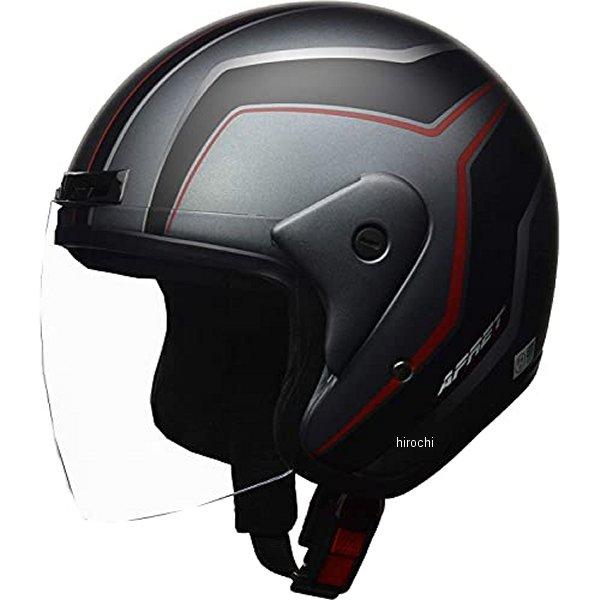 【メーカー在庫あり】 APRET-MG リード工業 ジェットヘルメット マットガンメタル フリーサイ...