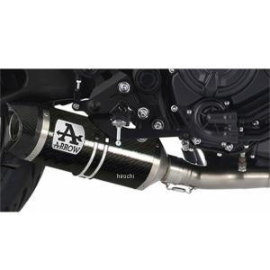 XSR700 22-26 車検対応 Arrow フルシステム Thunder カーボン/カーボン