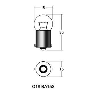 【メーカー在庫あり】 B-5109 M&amp;H マツシマ ノーマルバルブ 12V15W ウインカー球 (...