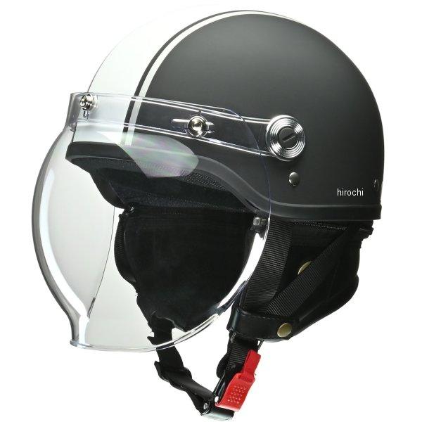 【メーカー在庫あり】 CR-760 リード工業 ハーフヘルメット クロス バブルシールド付き マット...