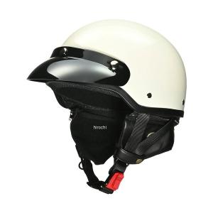 【メーカー在庫あり】 CR-790 リード工業 CROSS ハーフヘルメット ホワイト フリー(57-60cm未満) JP店