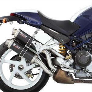 Mivv mt09 '21~ マフラー エキゾースト Mivv Exhaust MT-09/SP 21-23 フルシステム (触媒あり) ブラックステンレス