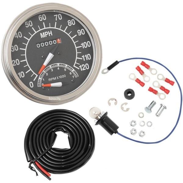 【USA在庫あり】 DS-243871 DRAG スピードメーター/タコメーター(マイル表示) 5イ...