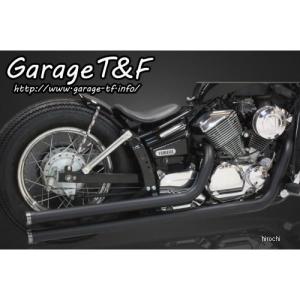 MG250ML02 ガレージT＆F ドラッグパイプマフラー ステンレス タイプ1