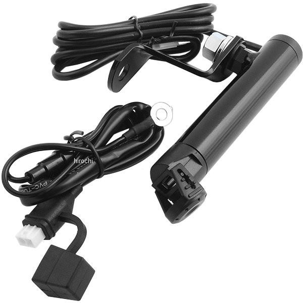 【メーカー在庫あり】 HU1020B ハリケーン クランプバー USB電源付 汎用 黒 JP店