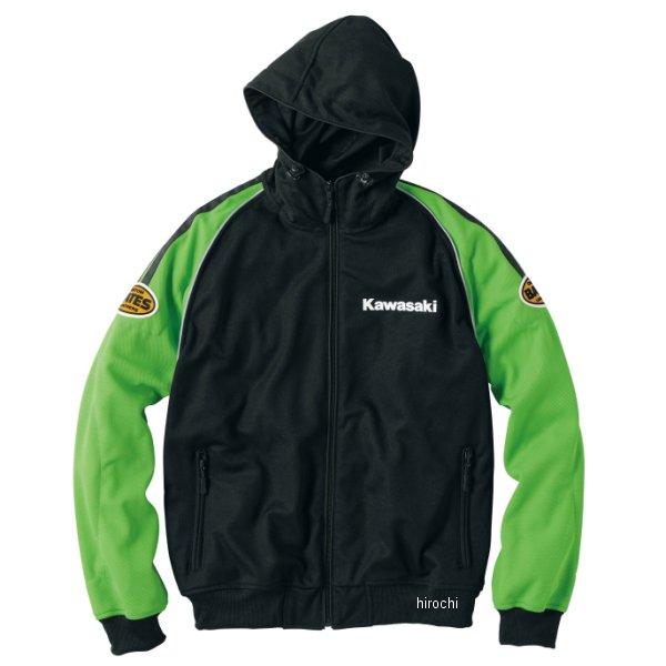 J8001-2956 カワサキ純正 クールテックス メッシュパーカー 緑 LLサイズ JP店