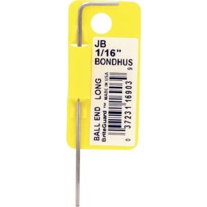 JB1/16 JB116  ボンダス ジャパン ボンダス ボールポイント L-レンチ ロング 1/16インチ JP店