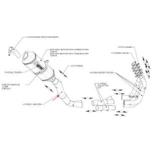 L-S13R2L/1 アクラポビッチ AKRAPOVIC リンクパイプ レーシングライン 08年以降 ハヤブサ GSX1300R ステンレス JP店｜hirochi