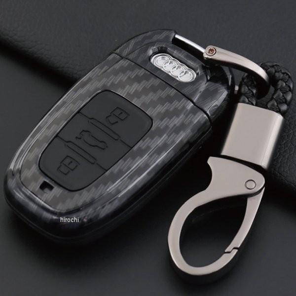 MM50-AU003-BK マッドマックス MAD MAX スマートキーケース アウディ専用 カーボ...