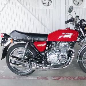 1975-77年 CB400F 398 純正タイプ リアフェンダー 408 旧CB400Four