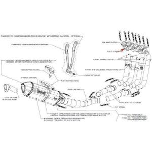 P-FK12 アクラポビッチ AKRAPOVIC リペアフランジ BMW S1000RR JP店｜hirochi