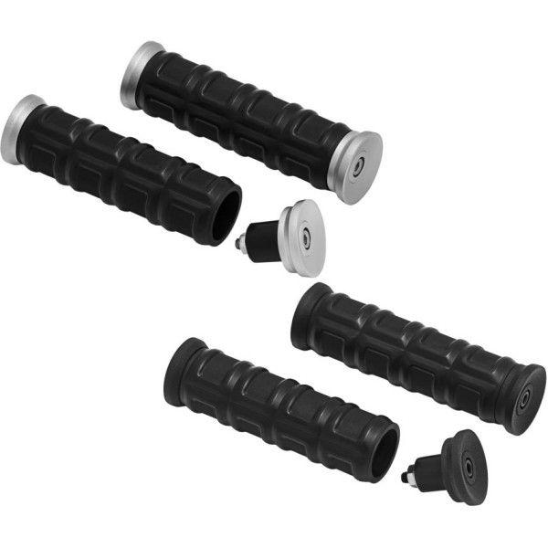 クリアキン Kuryakyn デリンジャー グリップ 1インチ(25mm) シルバー JP店