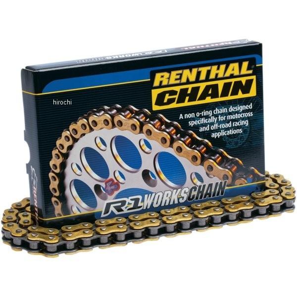 R1-520-114 レンサル RENTHAL チェーン レース用 520R1/114L ゴールド ...